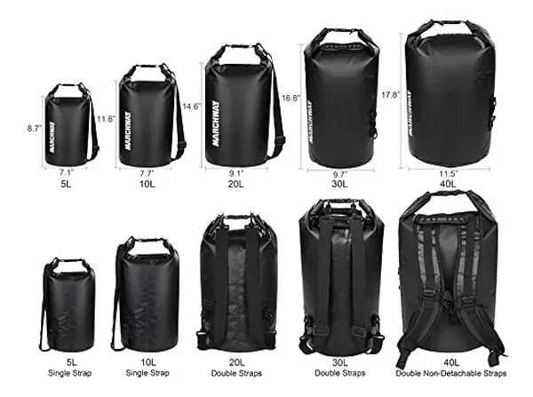 Salud y Equipamiento Médico - Bolsa De Secado Impermeable Flotante 40 L  Marchway  Saco Co 2