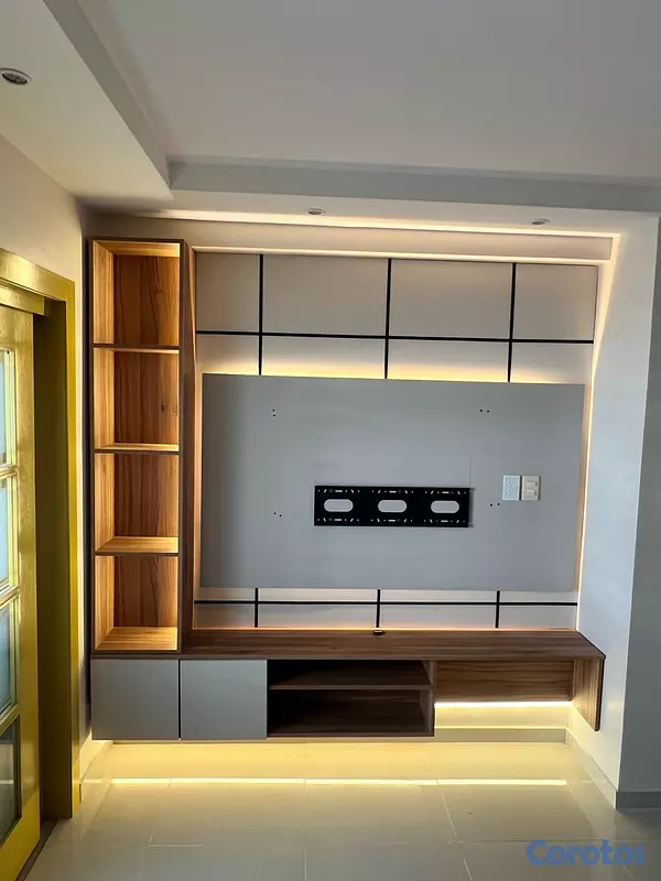 decoración y accesorios - Muebles de TV, Closet, Mesitas de noche, repisas flotantes, espejos, paneles etc 10