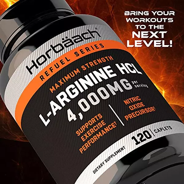 Salud y Equipamiento Médico - L Arginina 4000 Mg 120 Capsulas Por Horbaach 5