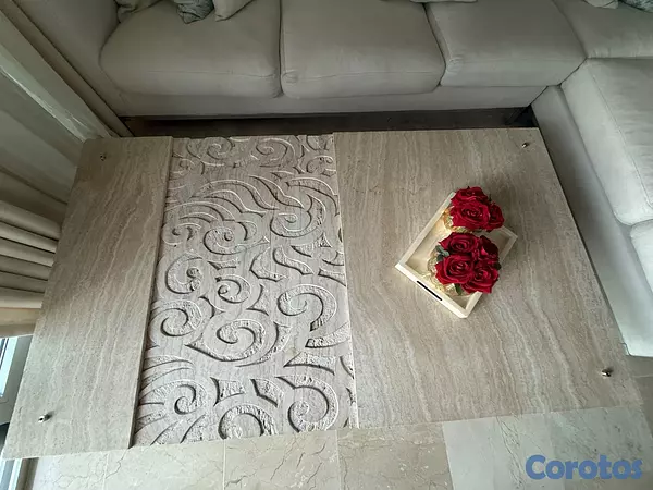 muebles y colchones - Mesa de centro de Marmol 2