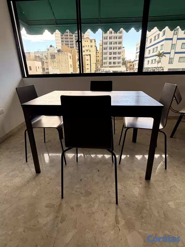 electrodomesticos - Comedor de IKEA extensible con 4 sillas 2