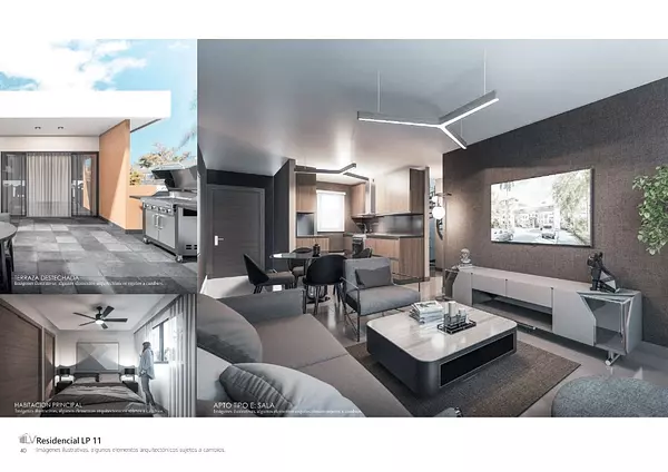 apartamentos - Apartamentos con bono vivienda Av. Ecológica LP-11, con areas verdes  y de niños 8