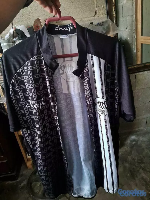 ropa para hombre - Jersey de Ciclismo Cheji - Diseño "Cycling Praising Life" 2