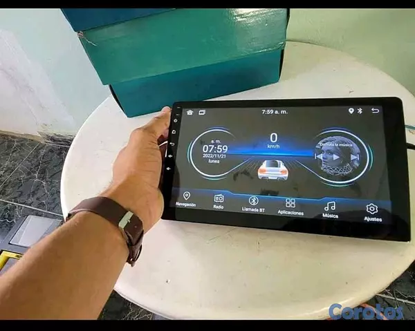 accesorios para vehiculos - radio de pantalla android 7 9 y 10 pulgadas  3