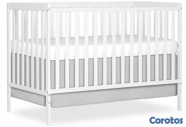muebles - CUNA BLANCA PARA BEBE USADA 2