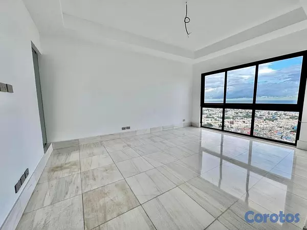 apartamentos - vendo avenida anacaona piso 19 tres habitaciones con su baño tres parqueos balcó 2