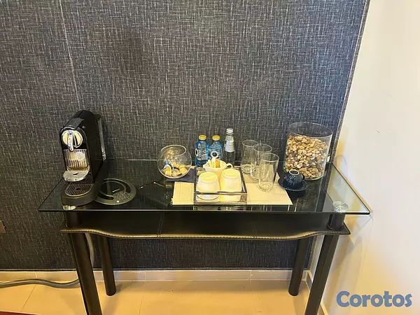 muebles y colchones - Mesa Repisa Tope Cristal