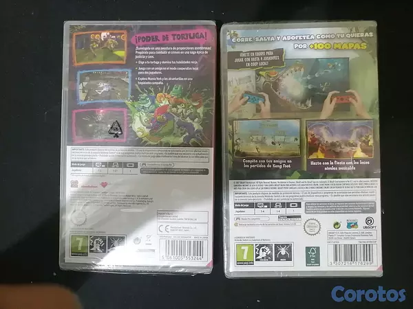 consolas y videojuegos - Rayman Legends Definitive Edition Sellado+Ninja Turtles Mutantes Desencadenados  2
