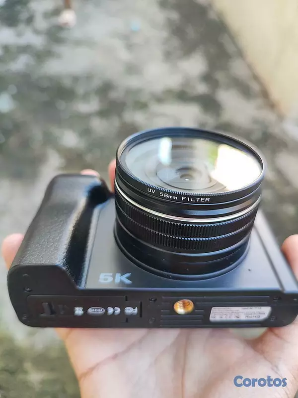 camaras y audio - Cámara digital 5K WiFi con enfoque automático de vlogging para YouTube 3