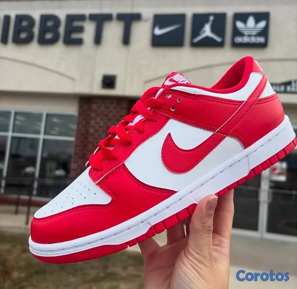 zapatos unisex - Tenis Teni Nike Dunk Low St John’s White and Red Original Originales Sneaker 🎃 2