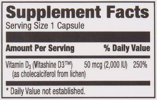 Salud y Equipamiento Médico - Vitamina D3 2000iu 60 caps Revly 2