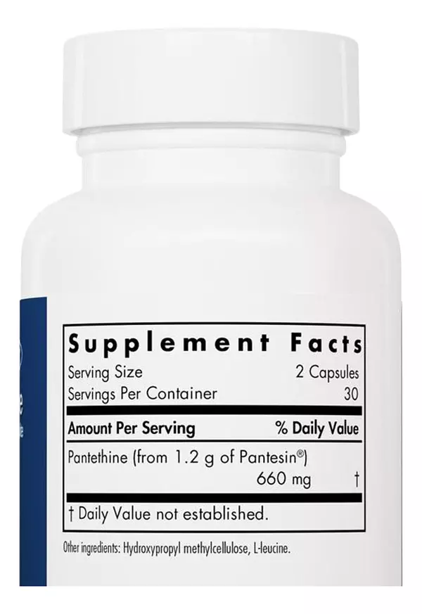 Salud y Equipamiento Médico - Vitamina B5 660 Mg 60 Capsulas - U - Unidad A $7482 2