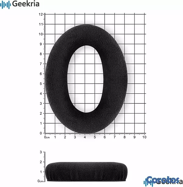 camaras y audio - Almohadillas Geekria Velour para Sennheiser HD500 series HD559, 569, 589 5