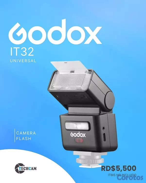 camaras y audio - FLASH DE CAMARA MARCA GODOX 3