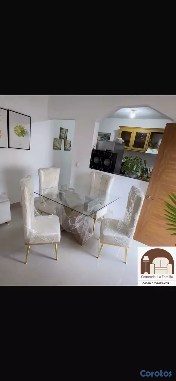muebles y colchones - comedores de 4,6 y 8 sillas ❤️ 4
