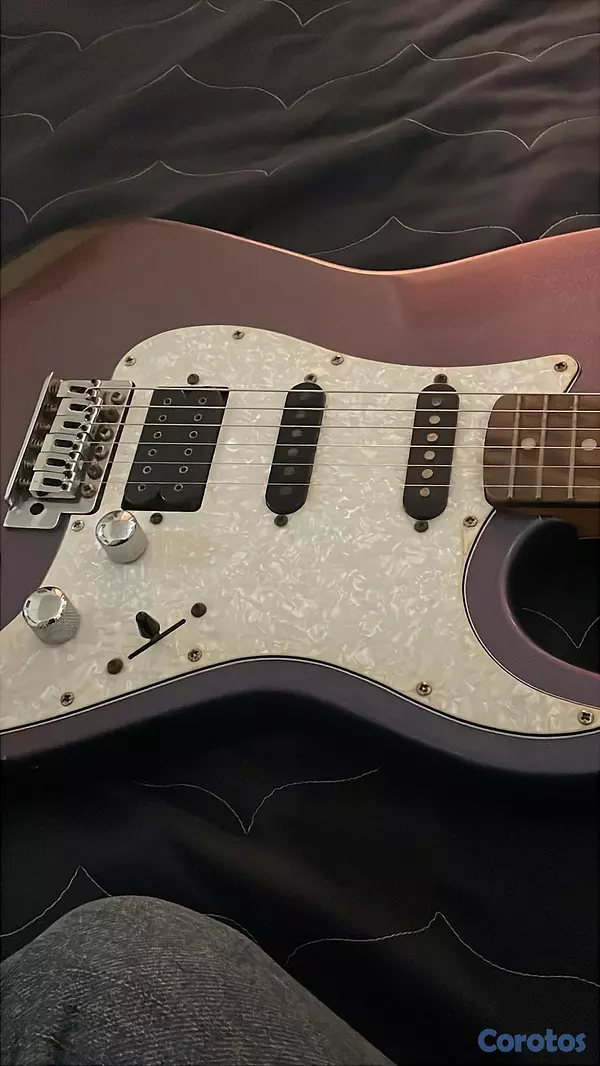 instrumentos musicales - Guitarra Electrica Custom + Amplificador + 2 Pedales 2