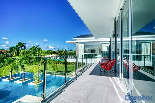 casas vacacionales y villas - Lujosa villa en el campo de golf de Cap Cana 18