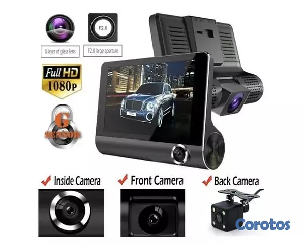 accesorios para vehiculos - Camara de Vehiculo de Reversa, interior y Delanter 2