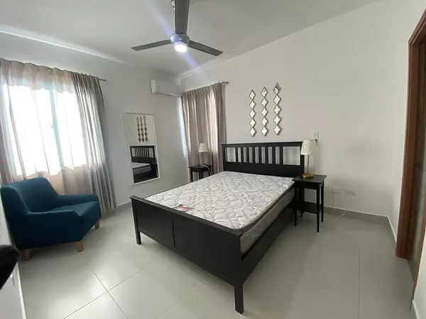 apartamentos - Piso alto de renta amueblada en el Dorado II, Santiago 2