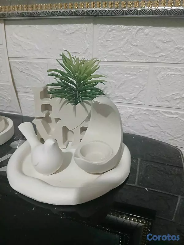 decoración y accesorios - piezas en yeso  8