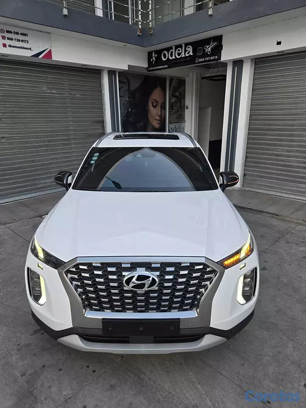 jeepetas y camionetas - HYUNDAI PALISADE 2019 BLANCA GASOLINA 10