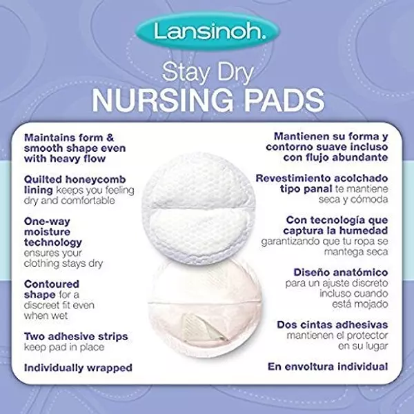 Salud y Equipamiento Médico - Almohadillas Desechables Para Lactancia - Lansinoh - 100 Und 4
