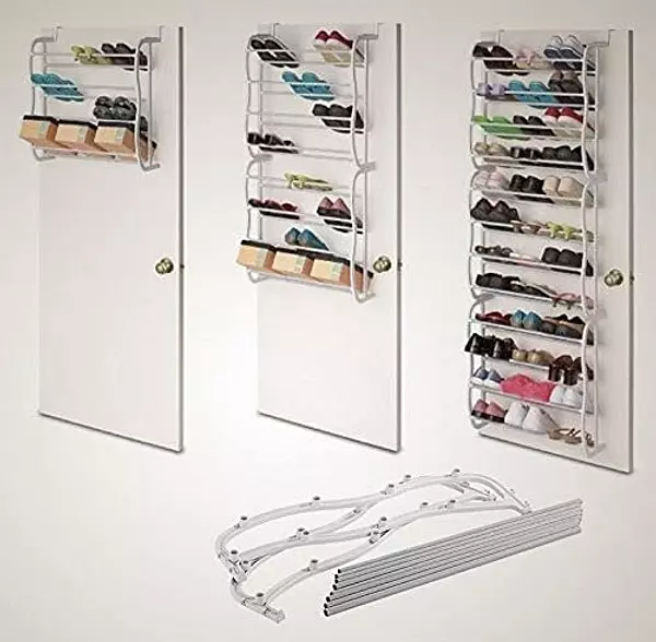 decoración y accesorios - Zapatera Organizador Colgante para Puerta Clóset Resistente Práctica Espacio 3