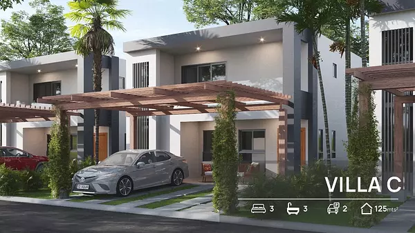 casas vacacionales y villas - Villas Turísticas (Atalía), Bávaro-Punta Cana, en planos 1
