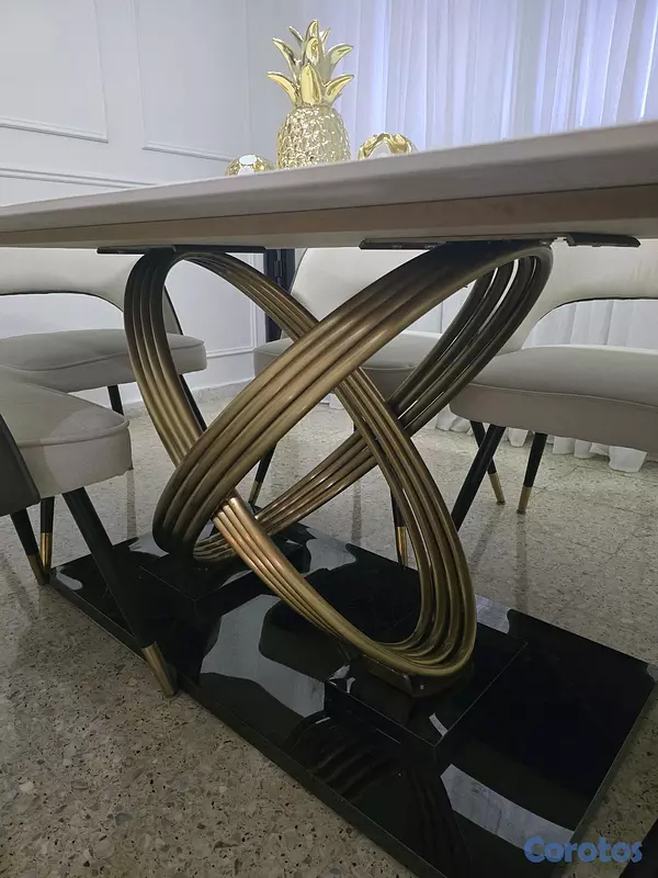 muebles y colchones - Comedor de 6 sillas 7
