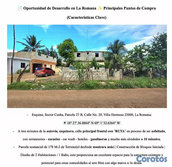 solares y terrenos - Esquiro exclusivo para apartamentos, casa o negoci 4