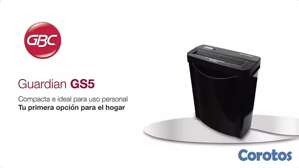 computadoras y laptops - TRICTURADORA GBC GS5, TRITURA 5 HOJAS A LA VEZ	 3