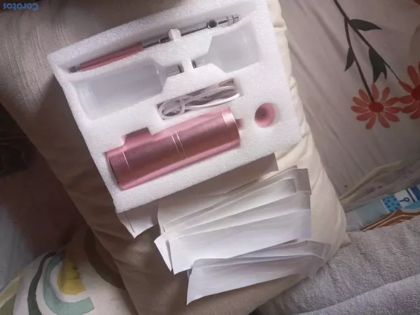salud y belleza - aerógrafo nuevo de caja y 12 plantillas 6