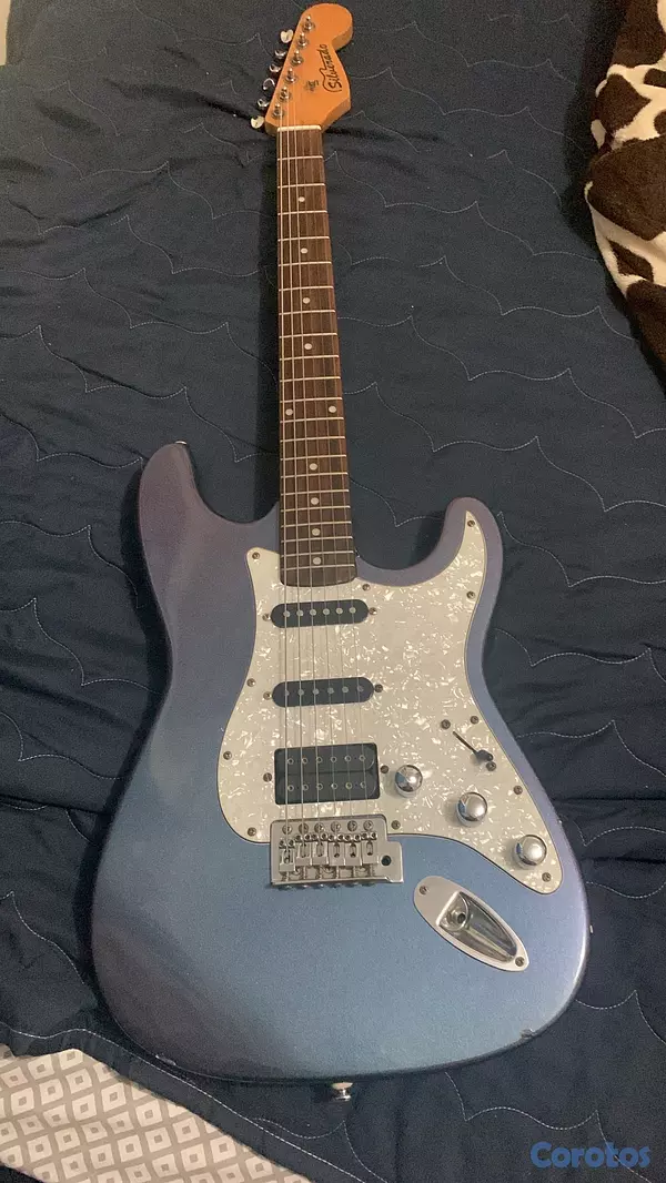 instrumentos musicales - Guitarra Electrica Custom + Amplificador + 2 Pedales 3