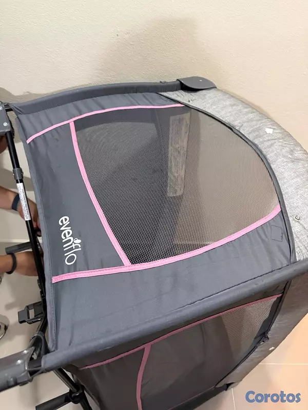 coches y sillas - Corral evenflo con cambiador  5