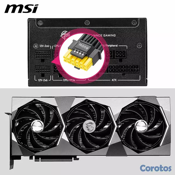 computadoras y laptops - MSI MPG A850GS PCIE5 80 plus gold 3