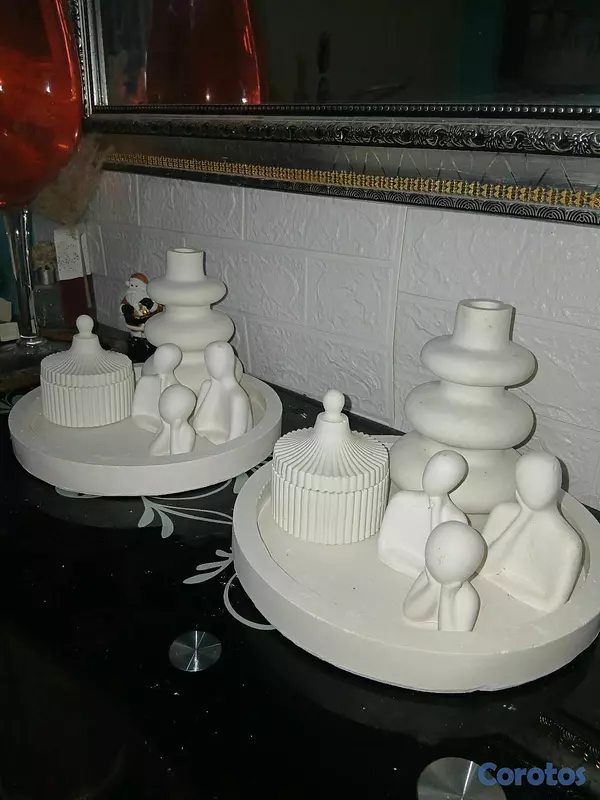 decoración y accesorios - piezas en yeso  9