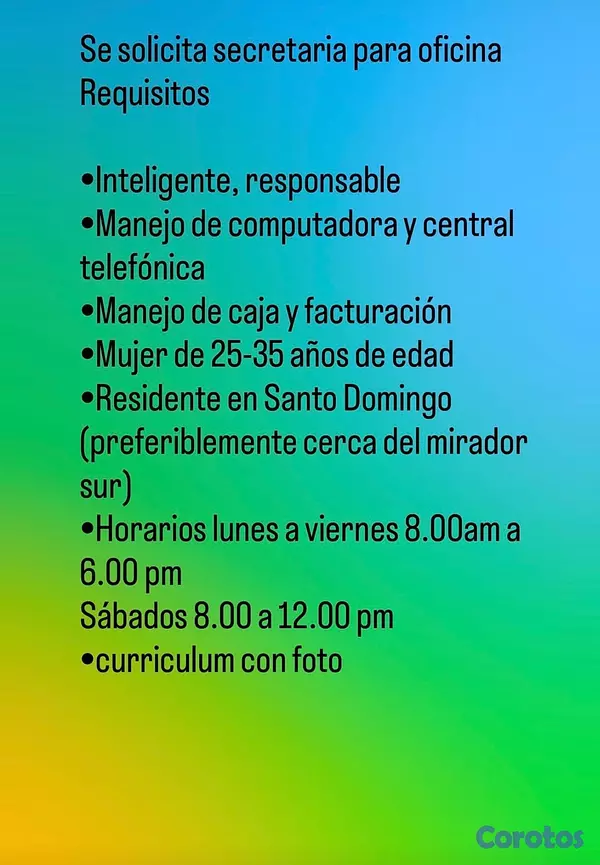 empleos disponibles - Solicito secretaria  3