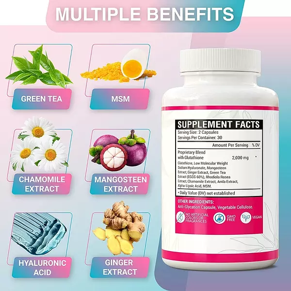 Salud y Equipamiento Médico - Glutation 60 Cap Kenpur Pharma - U - Unidad A $3815 2