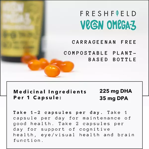 Salud y Equipamiento Médico - Omega 3 180 Capsulas Freshfield 2