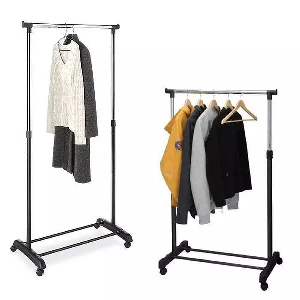 decoración y accesorios - Rack Tendedero de ropa Ajustable Liviano Portátil Paca Soporta 30 Kg 66 Libras 3