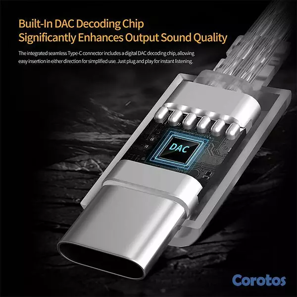 accesorios para electronica - Cable de auriculares tipo USB C con pin QDC/S/C para IEM's KZ 6
