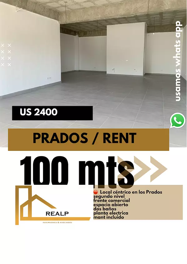 oficinas y locales comerciales - Local espacio abierto Prados 1