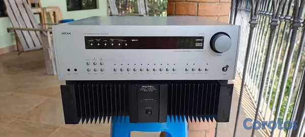 otros electronicos - Preamp Arcam y Amplificardor rotel de 8 canales pa 1