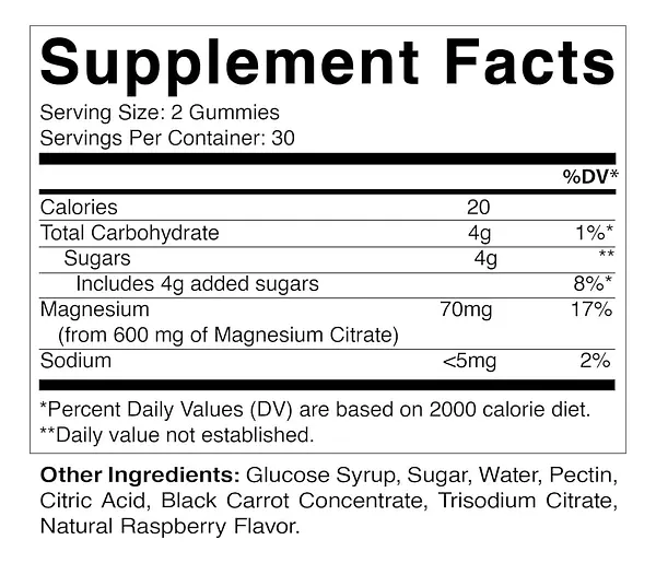 Salud y Equipamiento Médico - Gomitas De Citrato De Magnesio Vitamatic 600 Mg Por Porción 2