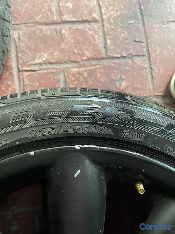 repuestos - Juego de Aros con gomas de mini cooper 2011 negros 5x120 número 18 4