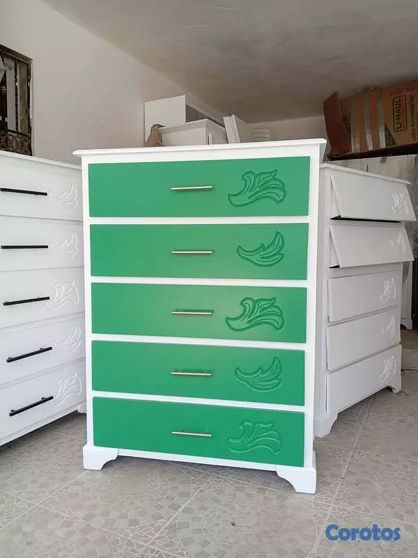 muebles y colchones - Mueble con gavetas para organizar ropa  3