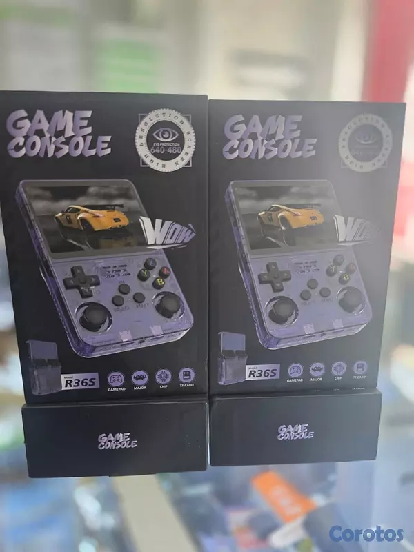 consolas y videojuegos - Consola de Juegos Retro Portátil R36S, Pantalla IP 2