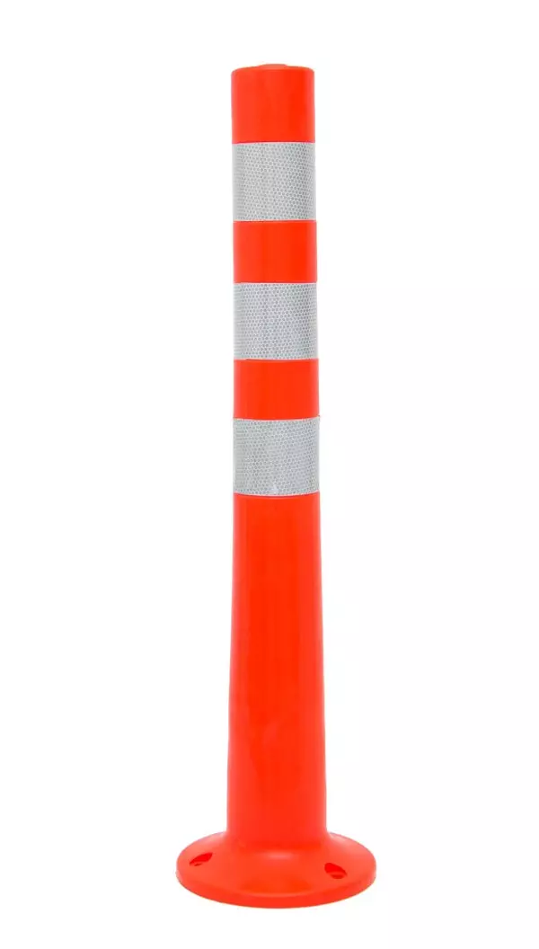 herramientas, jardines y exterior - Delineador de camino de poste con reflectante Vial Seguridad CONO Piloto 4