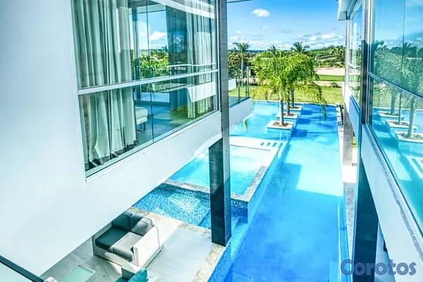 casas vacacionales y villas - Lujosa villa en el campo de golf de Cap Cana 20
