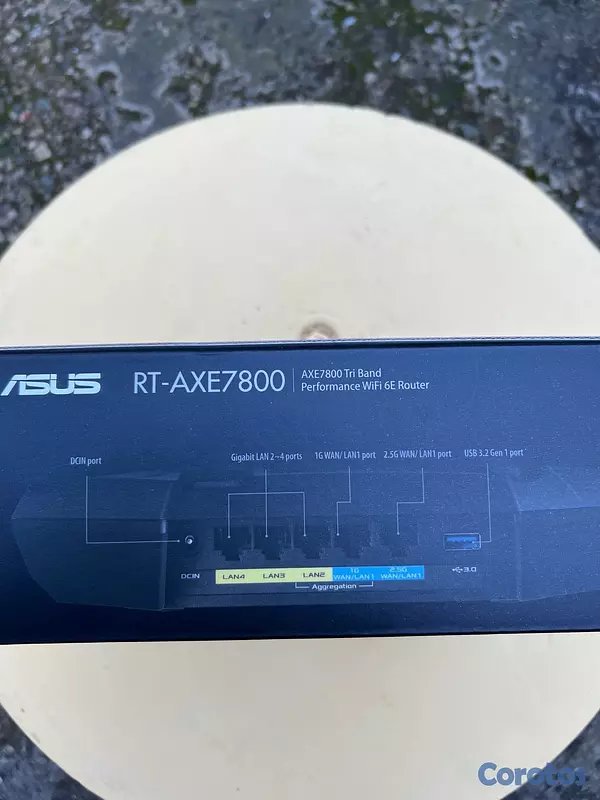 computadoras y laptops - Router/Repetidor Asus RT-AXE7800 Tri Band WiFi 6E 3